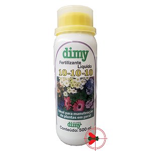 Fertilizante Líquido 10-10-10 Manutenção Plantas Dimy 500ml