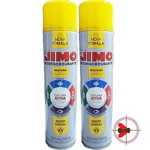 2 Jimo Desengordurante Multiuso 400Ml Espuma Ativa