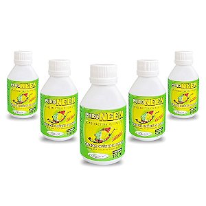 Kit 5 Puro Neen Óleo Natural Anti Pragas Quimiagri 100ml