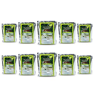 Kit Com 10 Fertilizantes Orgânico Bio Bokashi Farelado 500g