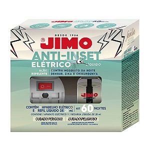 Jimo Anti-inset Elétrico Líquido Com Refil Bivolt