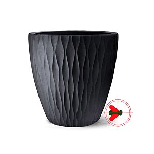 Vaso Infinity Redondo Preto - N29