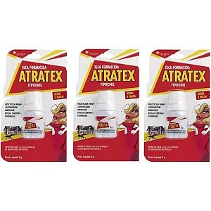 Kit Com 3 Atratex Isca Para Formiga Doceira Vermelha