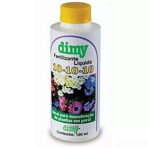 Fertilizante Líquido 10-10-10 Manutenção Plantas Dimy 120ml