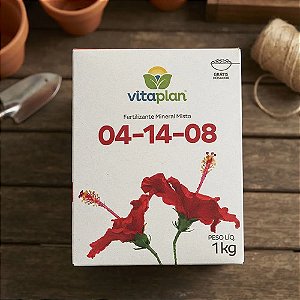 Fertilizante Mineral Misto 04-14-08 Vitaplan Caixa 1kg