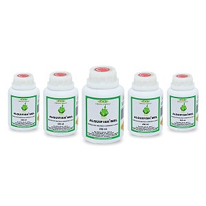 Kit 5 Fertilizantes Orgânico Classe A Alquifish Mel 250ml