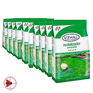 Kit Fertilizante Revitalizador Gramado Vithal 1k - 10 Un