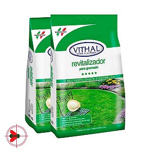 Kit Fertilizante Revitalizador Para Gramado Vithal 1k - 2 Un