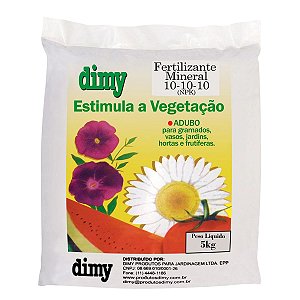 Fertilizante Mineral Misto 10-10-10 + Micros Npk Dimy 5kg