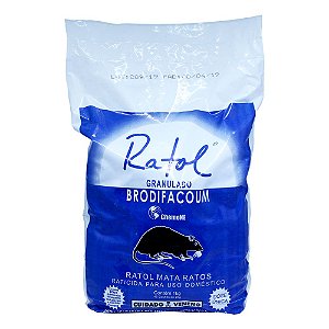 Raticida Granulado Ratol Grãos Integrais 1kg