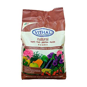 Fertilizante Natural Horti Fruti Plantas Flores Vithal 5kg