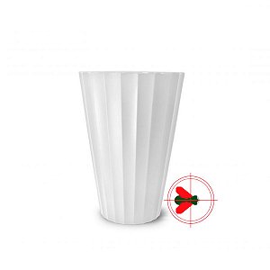 Vaso Creta Conico 24 Branco