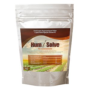 Fertilizante Organomineral Hum-i-solve 1kg Agrobiológica
