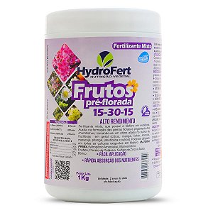 Fertilizante Frutos Pré Florada 15-30-15 Hydrofert 1kg