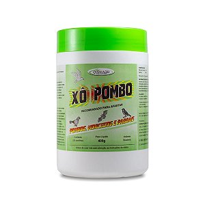 Repelente Xô Pombo Pastilha Morcegos Pardais Quimiagri 400g