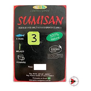 Fertilizante Orgânico - Sumisan - 1 Kg - Nº3