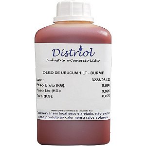Óleo De Urucum 100% Natural Distriol 1 Lt