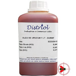 Óleo De Urucum 100% Natural Distriol 1 Lt