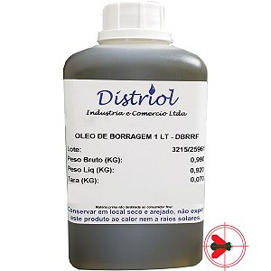 Óleo De Borragem 100% Natural Distriol 1 Lt