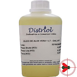 Óleo De Aloe Vera 100% Natural Distriol 1 Lt