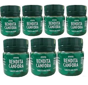 7 Cânfora Aromatizante Repelente De Pragas Pote 30 Tab 0,75g