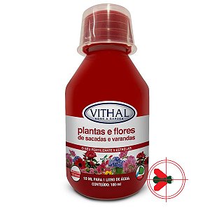 Fertilizante Vithal Plantas Flores 100ml