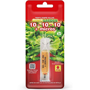 Fertilizante Foliar Balanceado 10-10-10 + Micros Mini Dose 5ml