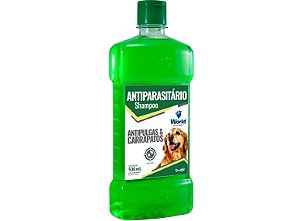 Shampoo Para Cães Antiparasitário Anti Pulgas Carrapatos 500ml