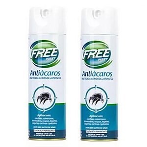 Kit C/2 Free Inset Anti Ácaro  Interrompe O Ciclo Biológico