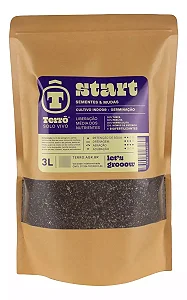 Terrô Start Substrato Semente Germinação Mudas Grow Indoor 3l