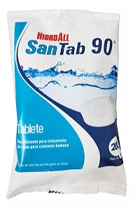 Santab 90 Para Desinfetante Água Consumo Humano Tablete 200g