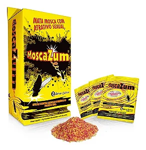 Kit Com 3 Sachês Isca Anti Mosca Moscazum Server Química