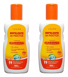 2 Repelentes Anti Mosquitos Base Icaridina Free Inset 100ml