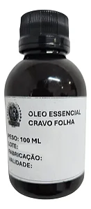 Óleo Essencial Cravo Folha Ybi 100ml