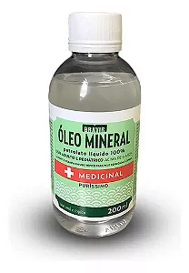 Bravir Óleo Mineral Grau Usp, Hidrata E Limpa A Pele 200ml