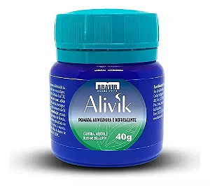 Bravir Pomada Refrescante Alivik Alivia A Dor 1un 40gr