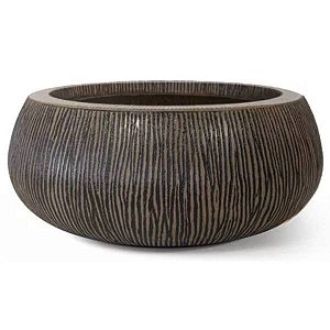 Vaso Relevo Oval 23 Carvalho Nutriplan