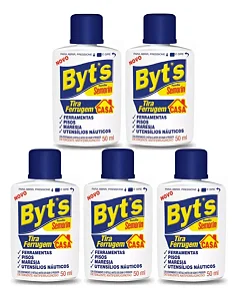 5 Byts Semorin Tira Ferrugem Casa Ferramenta Acessórios 50ml