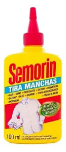 Tira Manchas Branqueador Semorin Pré-lavagem Líquido Em Frasco 100 Ml