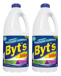 Byts Limpador Multiuso Clorado Tradicional Semorin 2un 2lts