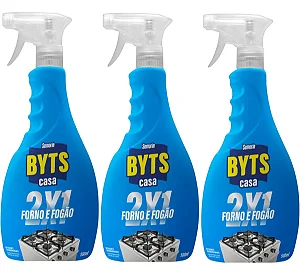 Byts Novo Limpa Forno E Fogão Semorin Com Gatilho 3un 500ml