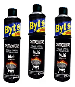 Byts Limpa Churrasqueira Tradicional 3un 500ml