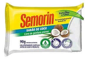 Kit Semorin Sabão De Coco 1un 90gr