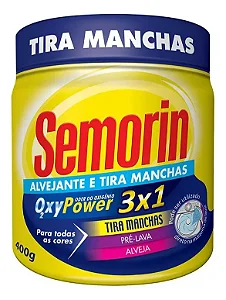 Tira Manchas e Alvejante com O2xy Power Semorin 400g