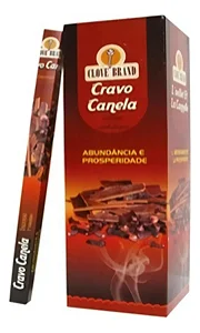 Incenso Clove Brand Cravo Canela Box C/ 25 Caixinhas Atacado Fragrância Cravo E Canela
