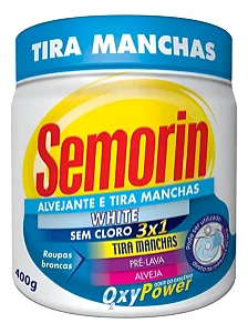 Semorin Tira Manchas Pó Roupas Coloridas Oxy White 1un 400g