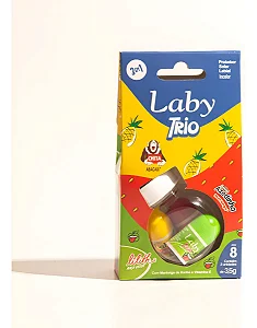 Protetor Labial Laby Trio Azedinha/lilith/chita 3,5g Pote 3u