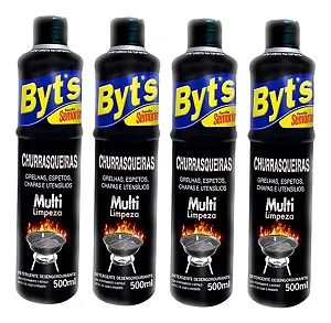 Byts Limpa Churrasqueira Tradicional 4un 500ml
