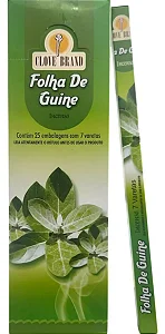 Incenso Folha De Guiné Made In Índia Caixa C/ 175 Varetas 1u
