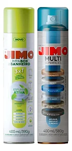 Kit Jimo Banheiro E Box + Jimo Multisuperfícies Limpa Tudo